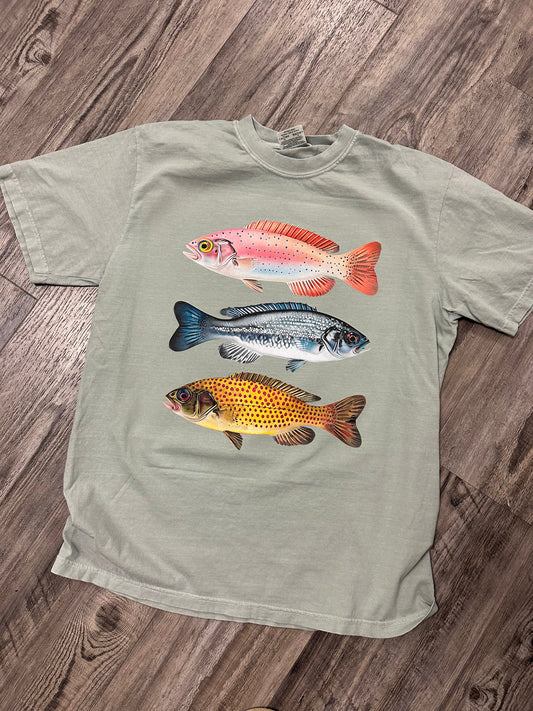 Colorful Fish | Comfort Colors Tshirt