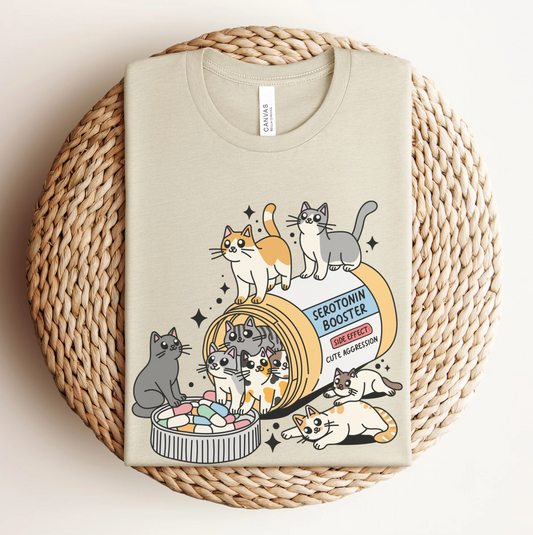 Cat Serotonin Booster | Tshirt or Crewneck