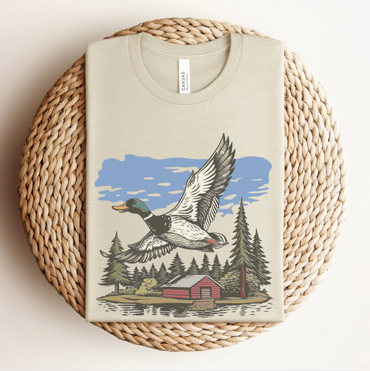 Flying Mallard | Tshirt or Crewneck
