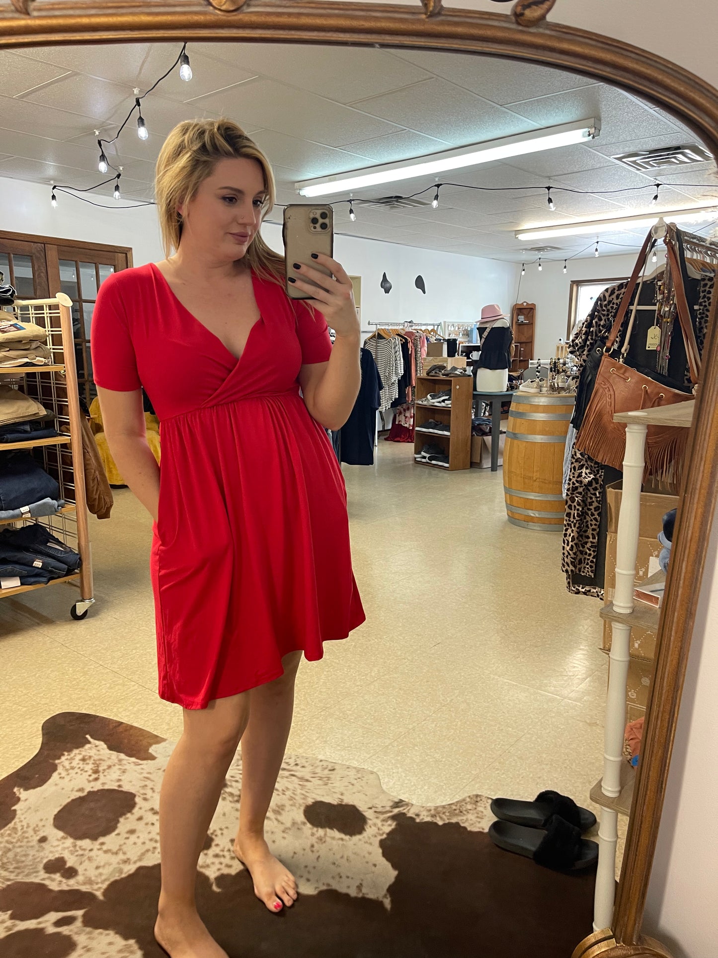 Buttery Soft Red Dress