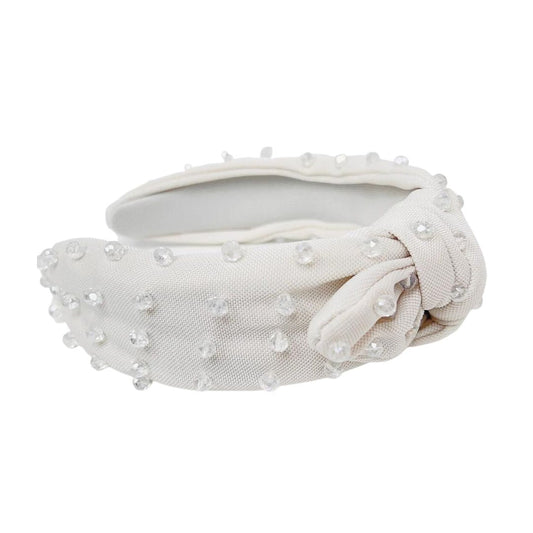 Amy Knot Headband White U39