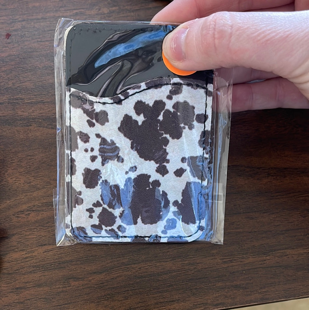 Cow Print Phone Pocket Boutique 276