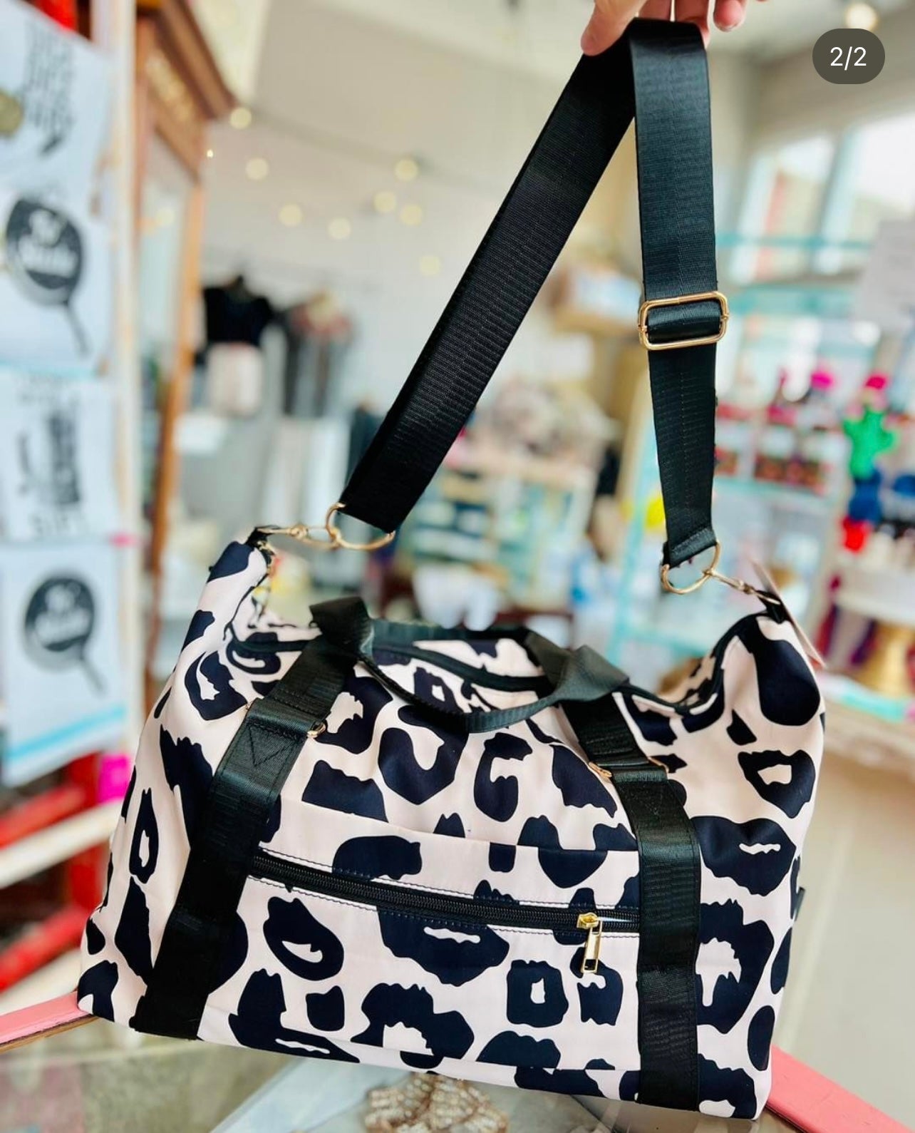 Leopard Duffle Boutique 276