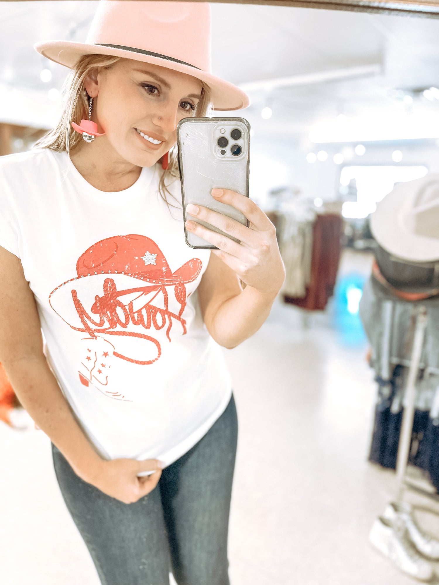 Rhinestone Howdy Top Boutique 276