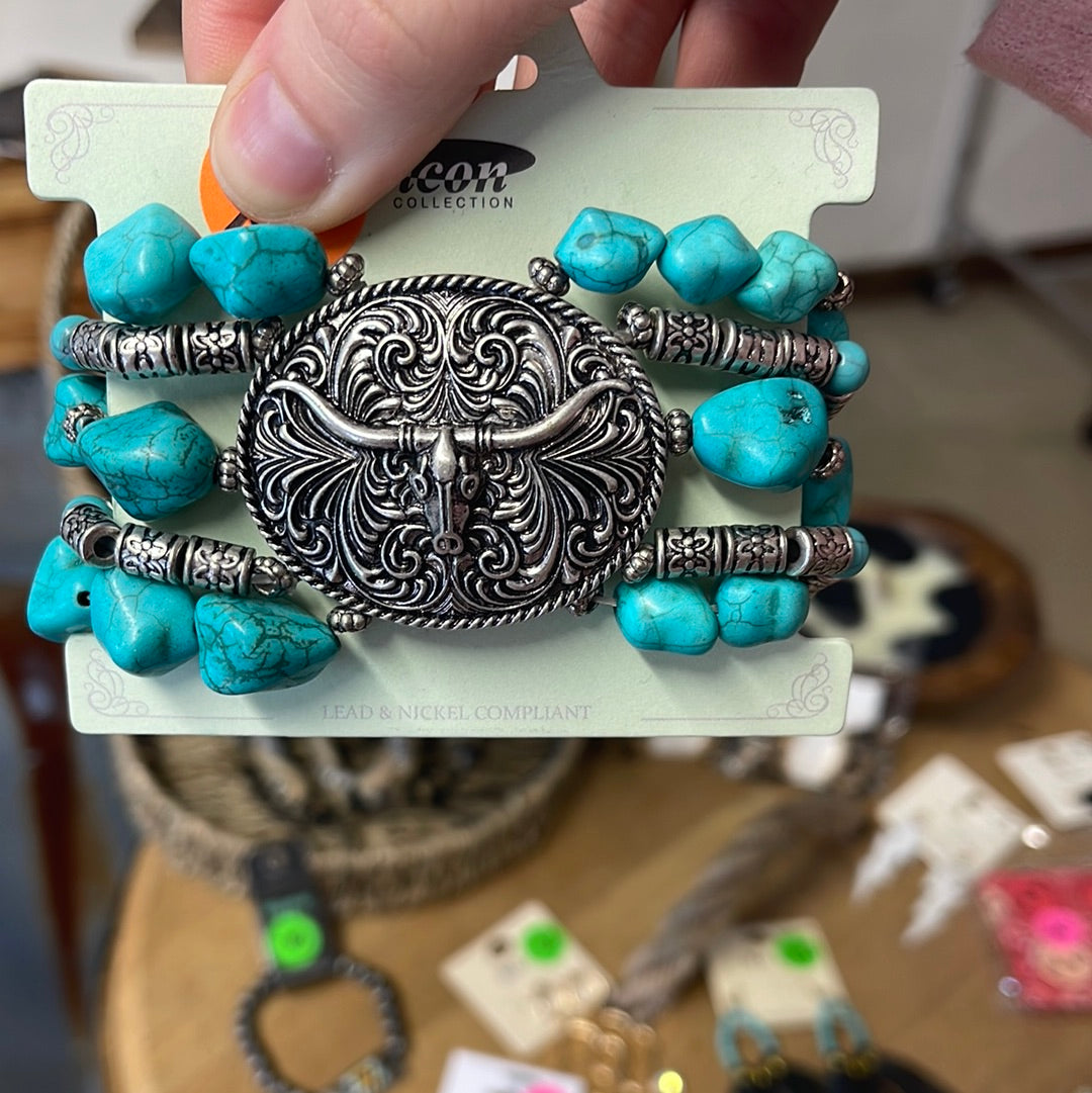 Turquoise Steer Bracelet Boutique 276