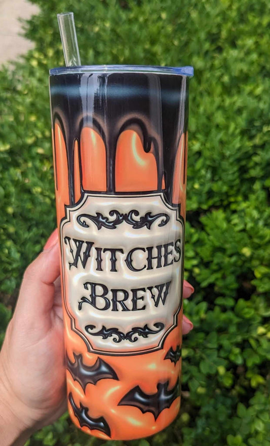 Witches Brew 3d Puff Tumbler Boutique 276
