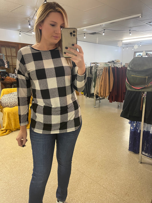 Dreamy Gingham Top - Boutique 276