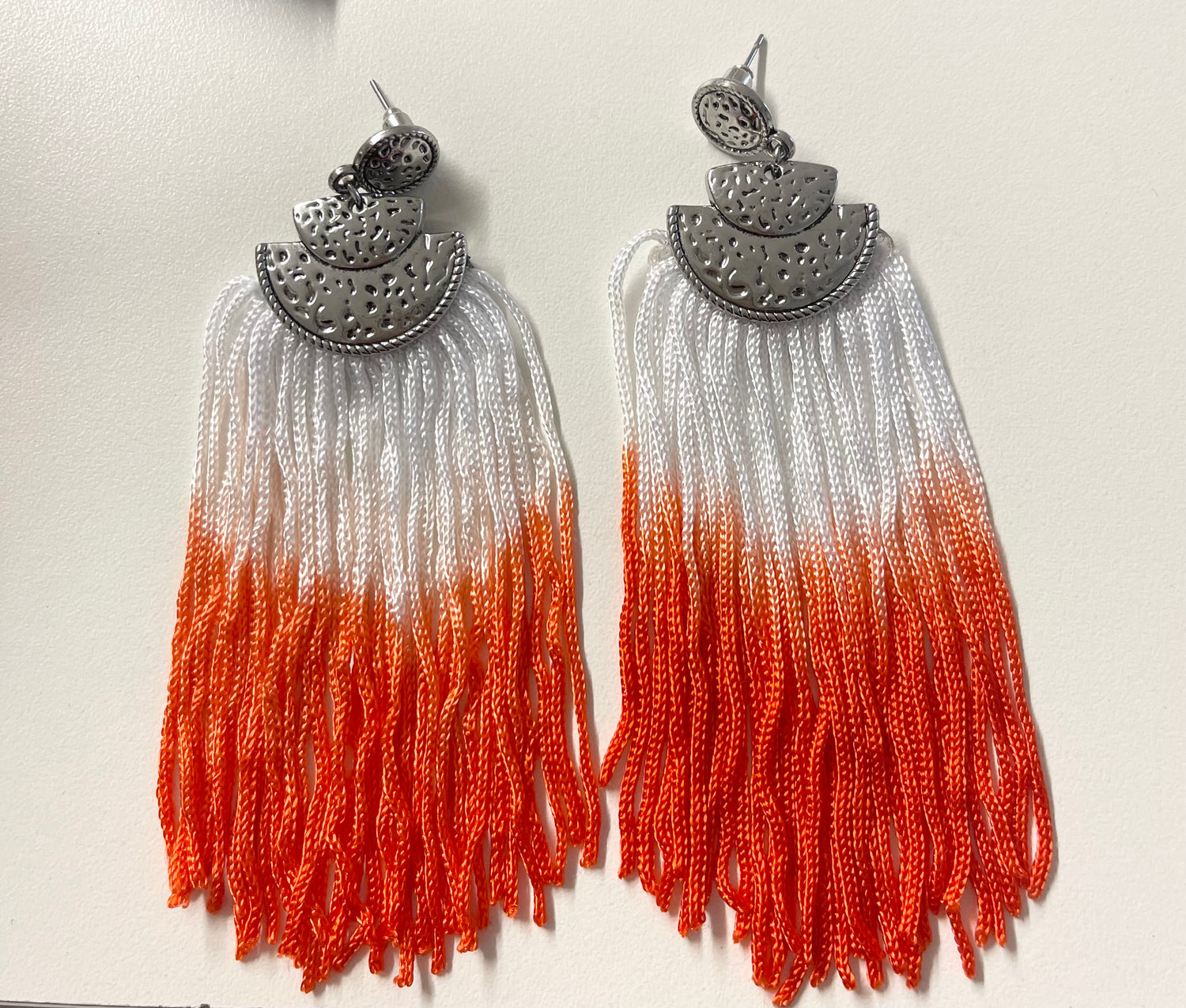 Orange Ombre Earrings - Boutique 276